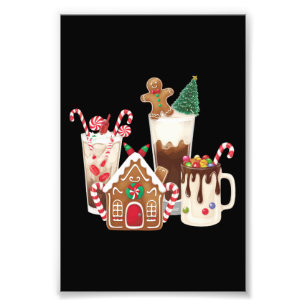 Foto Regalo de café de Navidad de pan de jengibre amant