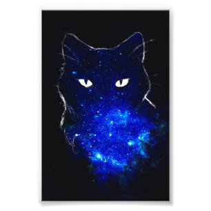 Foto Regalo de gato negro para gato espacial, regalo de