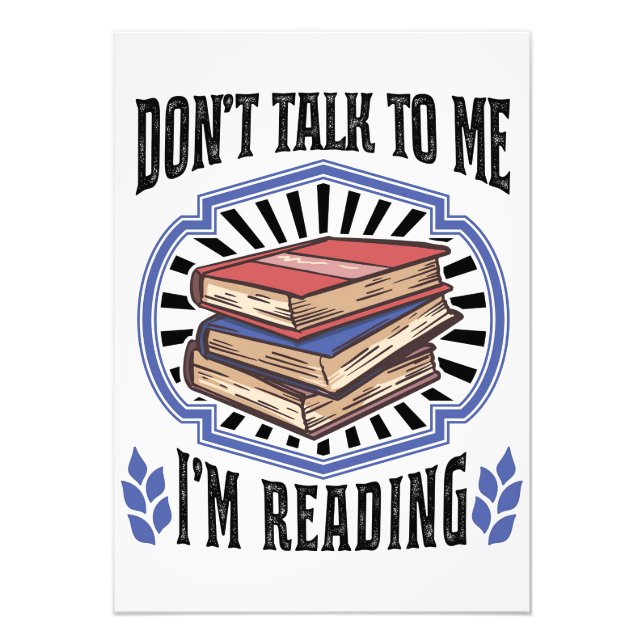 Foto Regalo de lector que estoy leyendo libros (Frente)