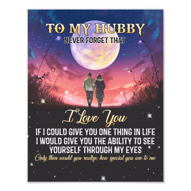 Foto Regalo de Navidad | A Mi Hubby Te Amo (Frente)