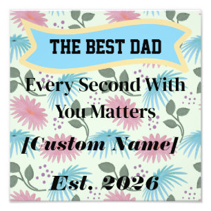 Foto Regalo Personalizado para Papá Regalo del Día del