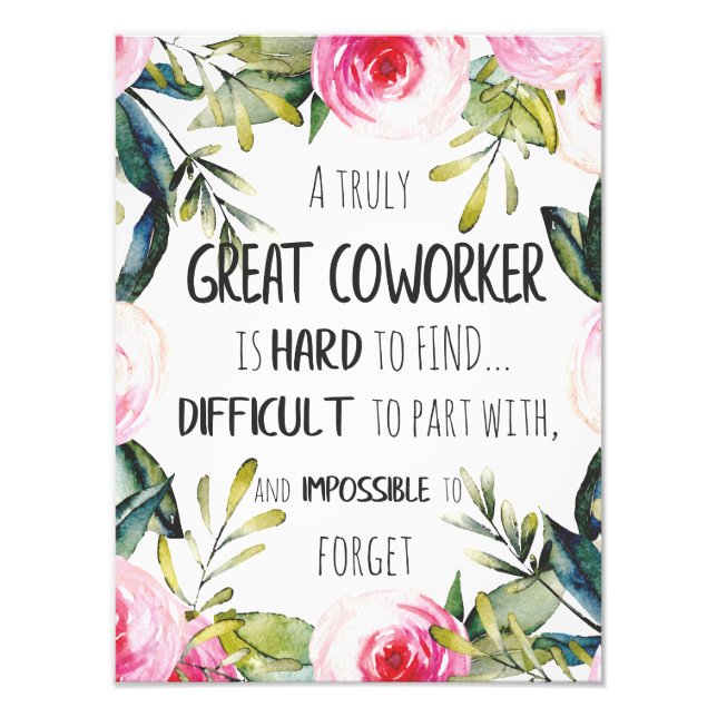 Foto Regalo por un compañero de trabajo que deja regalo (Frente)