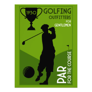 Foto Regalo único de golf de época