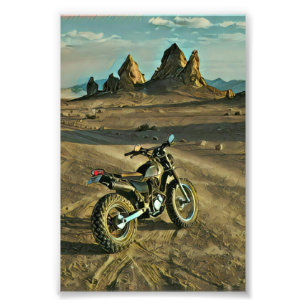 Foto regalo vintage de cumpleaños para motociclistas