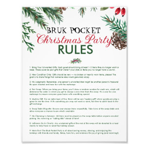 Foto Reglas del Fiesta de Navidades de bolsillo de Bruk