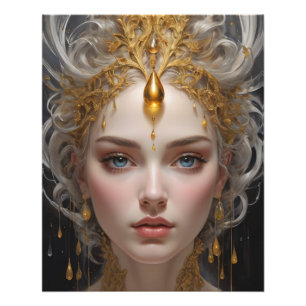 Foto Reina elegante de una isla de hadas