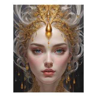 Foto Reina elegante de una isla de hadas