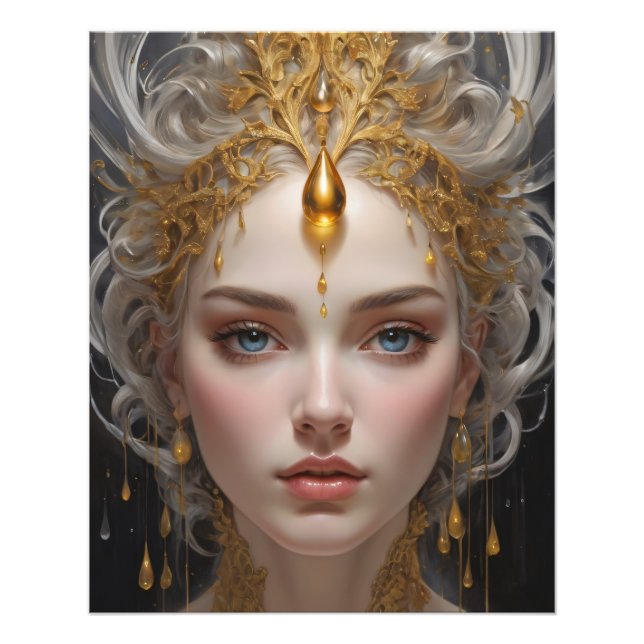 Foto Reina elegante de una isla de hadas (Frente)