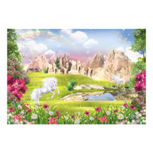 Reino Mágico del Unicornio – Paisaje del Castillo