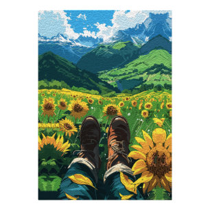 Foto Relajándose en el Paraíso de los Girasoles