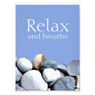 Foto Relaje y respire los guijarros inspiradores del