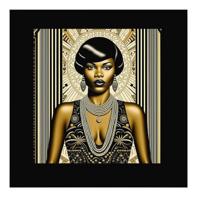 Foto Renacimiento del Harlem 1920-1930 Art Deco-Ambrose (Frente)