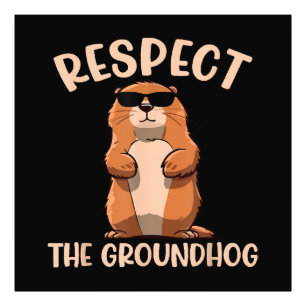 Foto Respetar la marmota - Día de la marmota de la marm