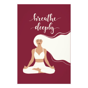 Foto Respirar Profundamente meditación Viva Magenta