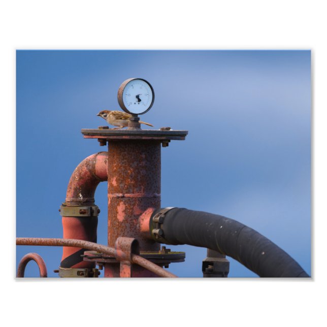 Foto Resplandor controlando la presión del aire antes d (Frente)