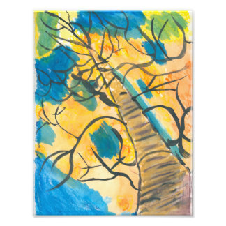 Foto Resplandor de dosel impreso