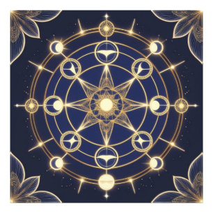 Foto Resplandor Divino – Mandala Dorado del Despertar