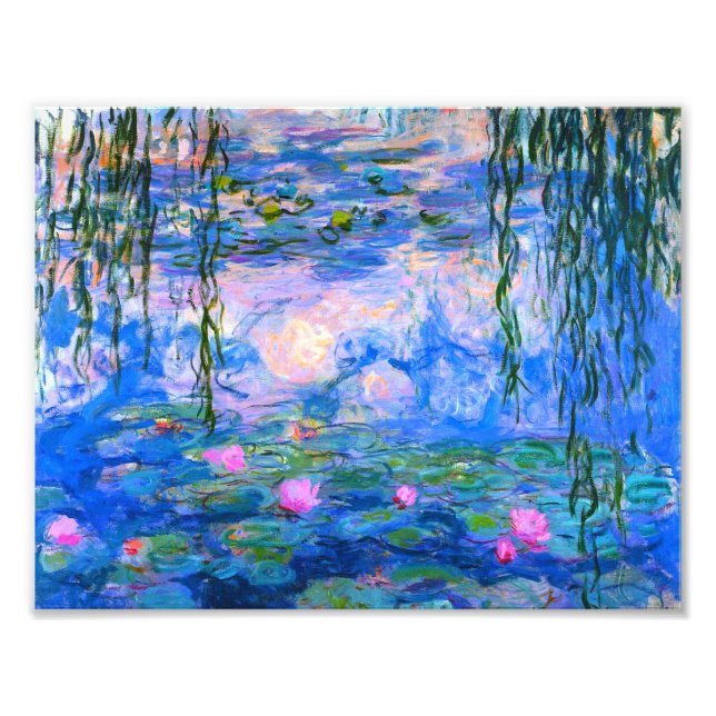 Foto Restauración de Water Lilies Claude Monet (Frente)