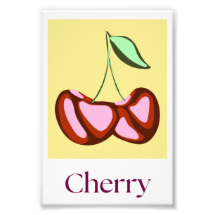 Foto Resumen arte moderno de cerezos de frutas
