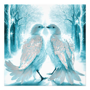 Foto *~* Resumen Aves de amor artísticas AP54 Invierno 