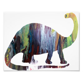 Foto Resumen Brontosaurus Silhouette.