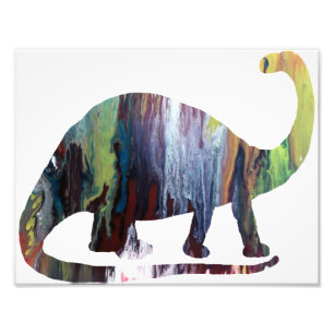 Foto Resumen Brontosaurus Silhouette.