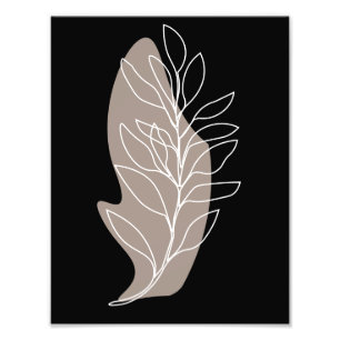 Foto resumen de dibujo de línea de bifurcación