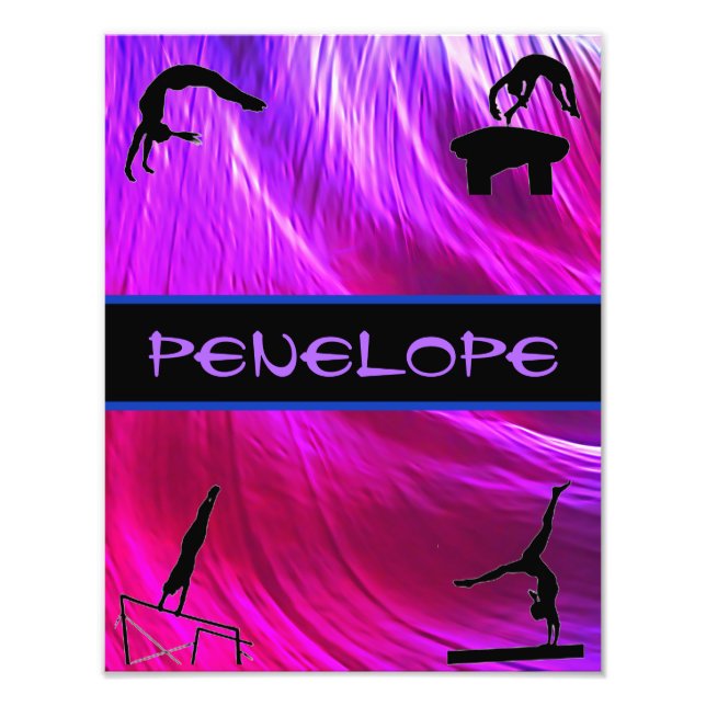 Foto Resumen de eventos de gimnasia de chicas (Frente)