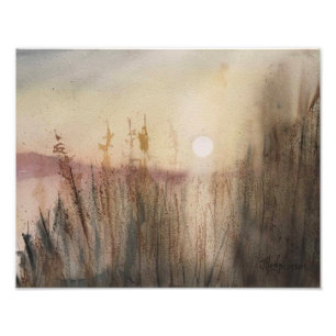 Foto Resumen de paisajes Misty Dawn Photo Print