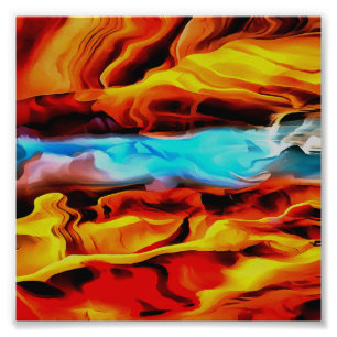 Foto Resumen De Por Acrílico De Elementos Calientes Y F