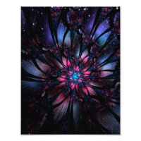 Resumen del diseño de flor fractal.