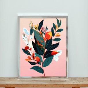 Foto Resumen floral vibrante