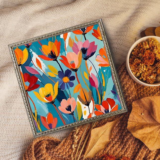 Foto Resumen floral vibrante (Subido por el creador)