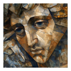 Foto Resumen Masculino Face Mosaic