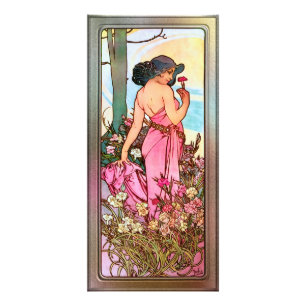 Foto Retrato Art Nouveau de Clavel por Alphonse Mucha
