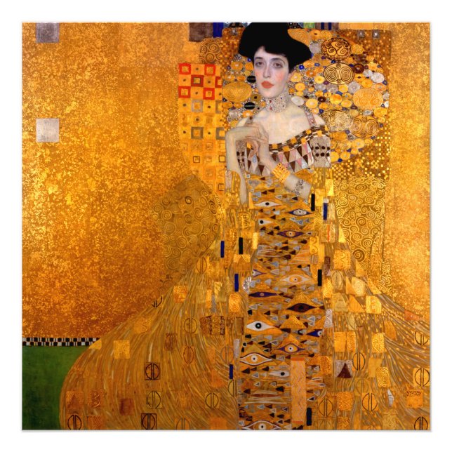 Foto Retrato de Adele Bloch-Bauer I por Klimt (Frente)