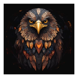 Foto Retrato de águila mosaica
