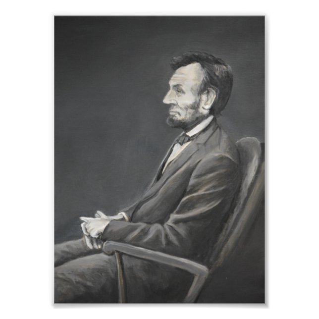 Foto Retrato de arte de Abraham Lincoln (Frente)