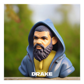 Foto Retrato de arte de HipHop Drake Gnomis