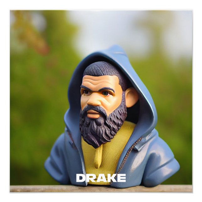 Foto Retrato de arte de HipHop Drake Gnomis (Frente)