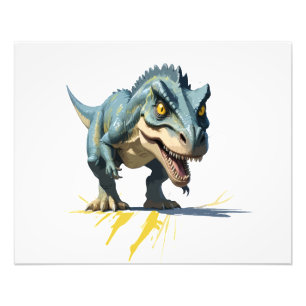 Foto Retrato de arte gráfico con vectores de dinosaurio