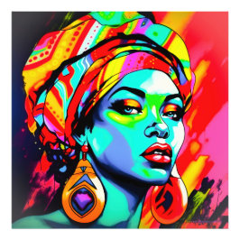 Foto Retrato de arte pop