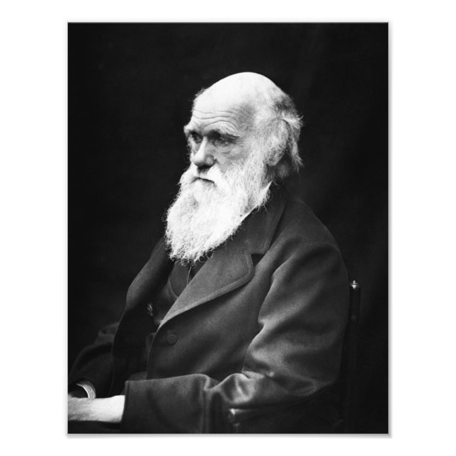 Foto Retrato de Charles Darwin (Frente)
