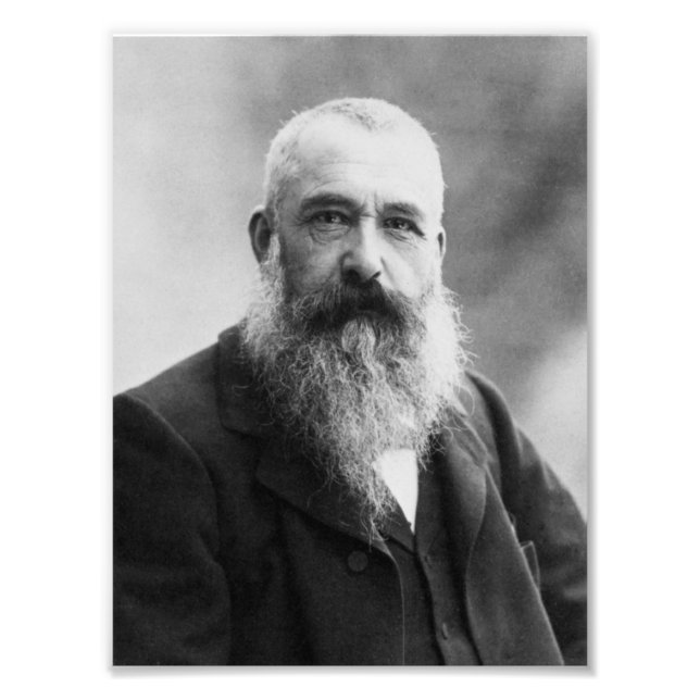 Foto retrato de Claude Monet (Frente)