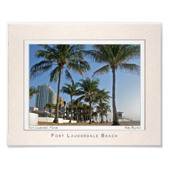Foto Retrato de Fort Lauderdale Beach (Frente)