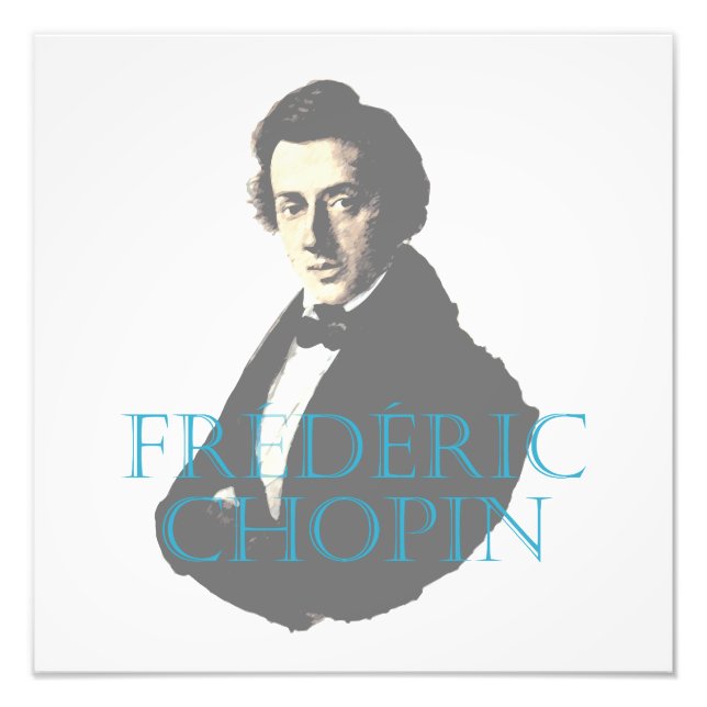 Foto Retrato de Frédéric Chopin (Frente)