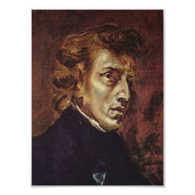 Foto Retrato de Frédéric Chopin (Frente)