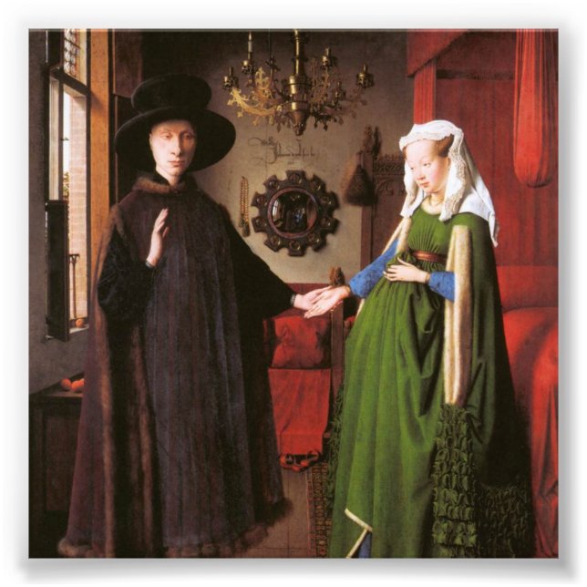 Foto Retrato de Giovanni Arnolfini y su esposa (Frente)