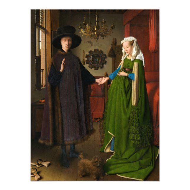 Foto Retrato de Giovanni Arnolfini y su esposa (Frente)