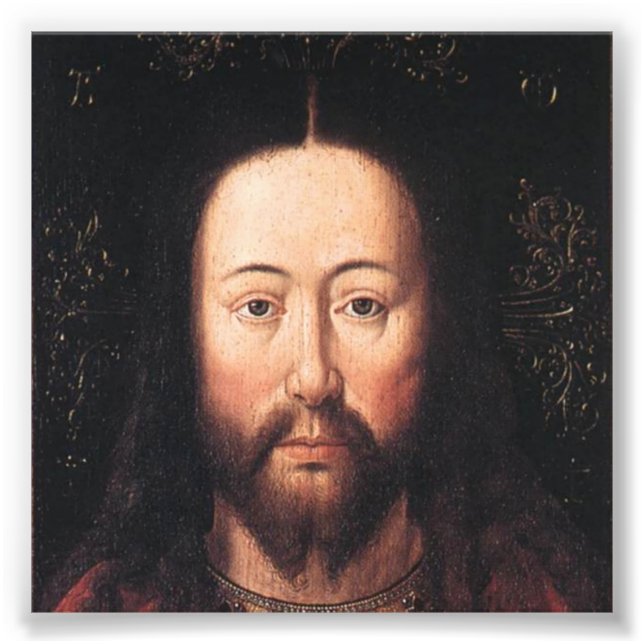 Foto Retrato de Jesucristo por Jan van Eyck (Frente)